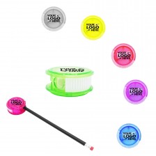 Colorful Round Plastic Manual Pencil Sharpener